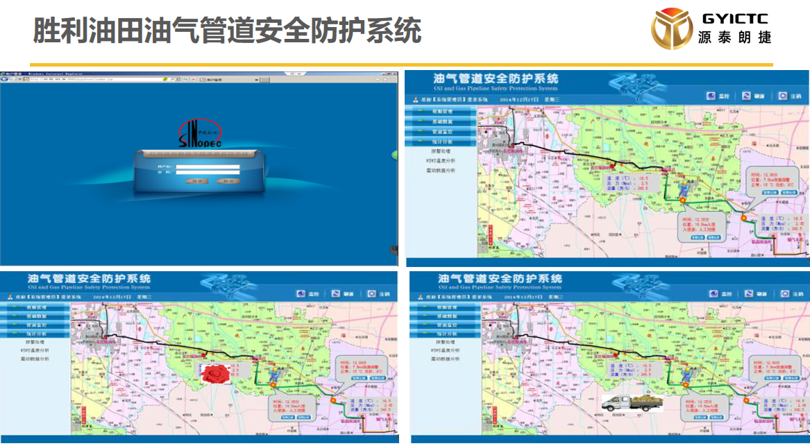 胜利油田油气管道安全防护系统